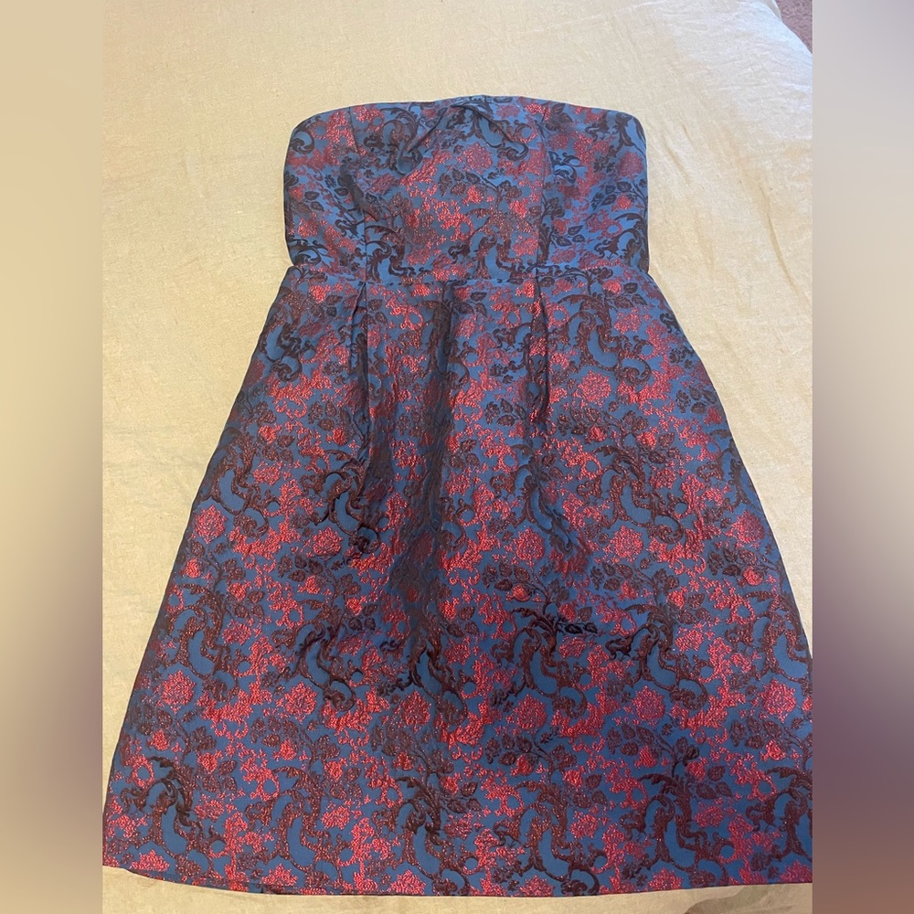 Brocade Anthropologie Semi Formal Dress